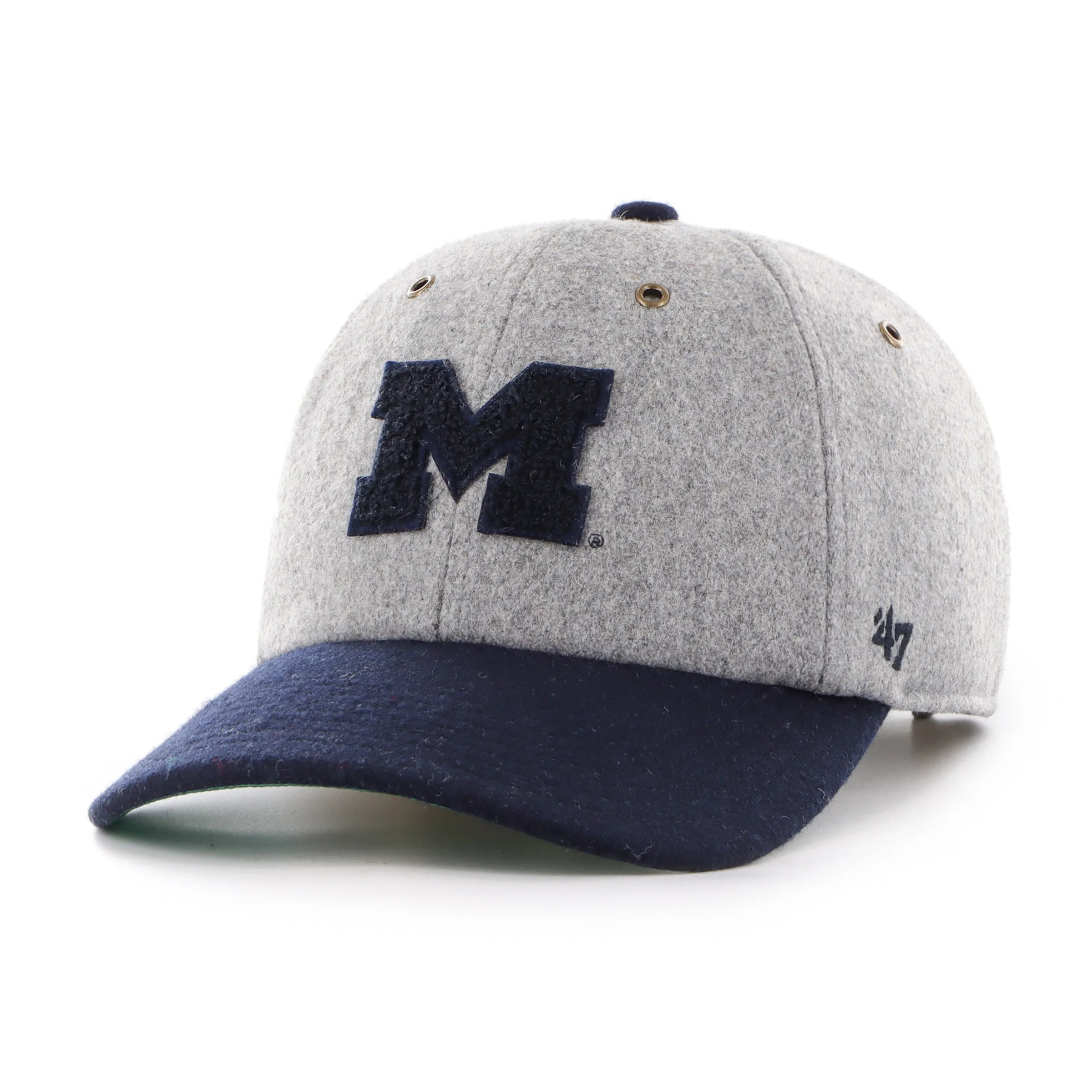 MICHIGAN WOLVERINES OFF CAMPUS '47 CLEAN UP MID FIT