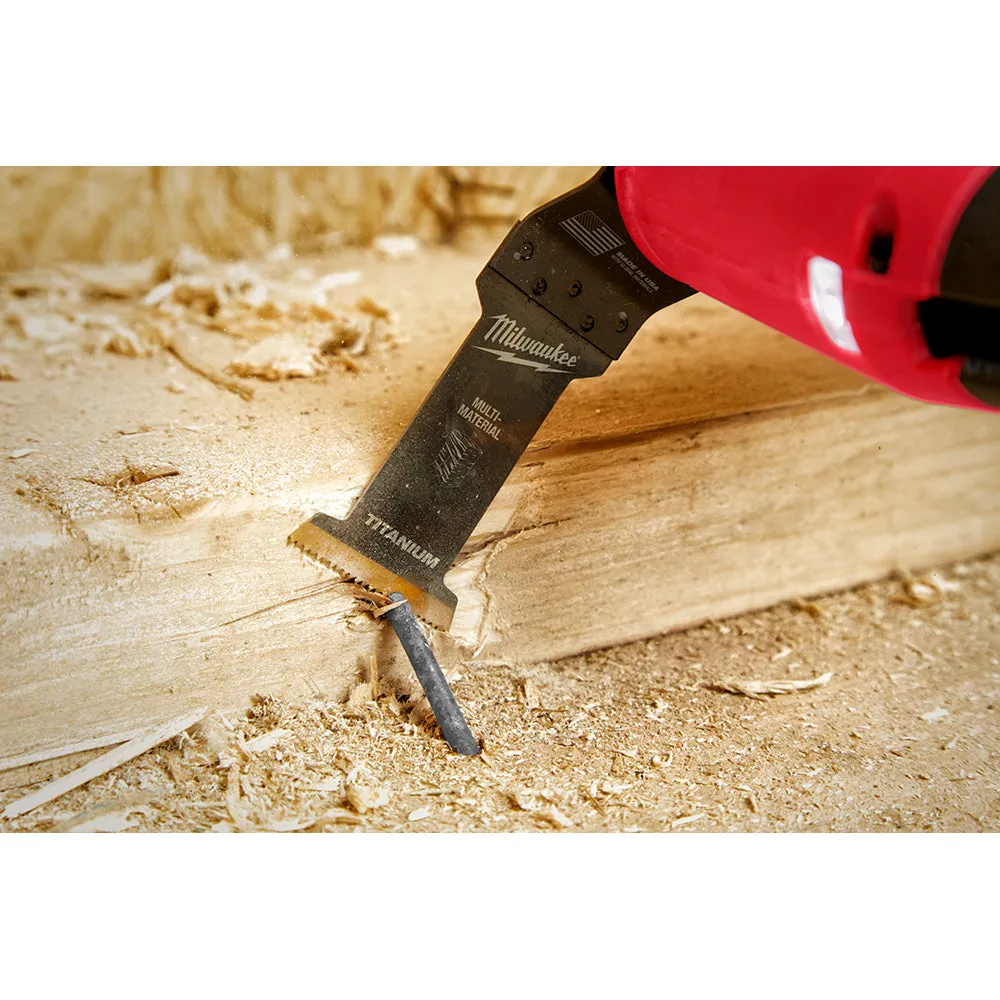 Milwaukee 1-3/8" Universal Fit Open-Lok Titanium Enhanced Bi-Metal Multi-Material Blades