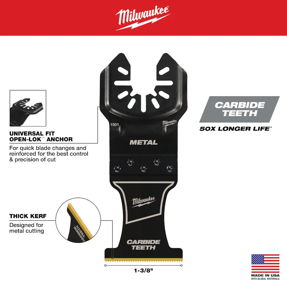 MILWAUKEE 49-10-9113 9-Piece OPEN-LOK Multi-Tool Blade Variety Kit