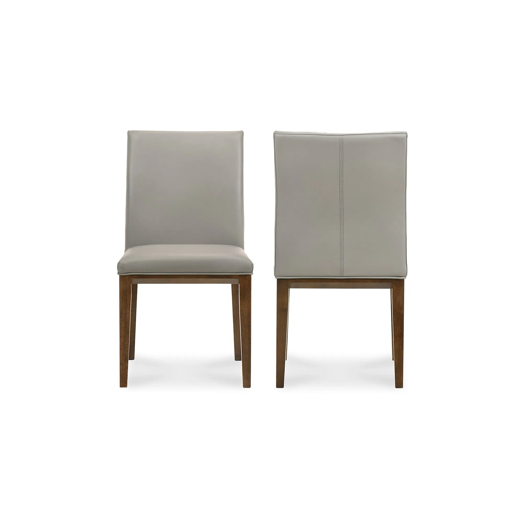 Modern Scandinavian Wipe-Clean Dining Chair Duo