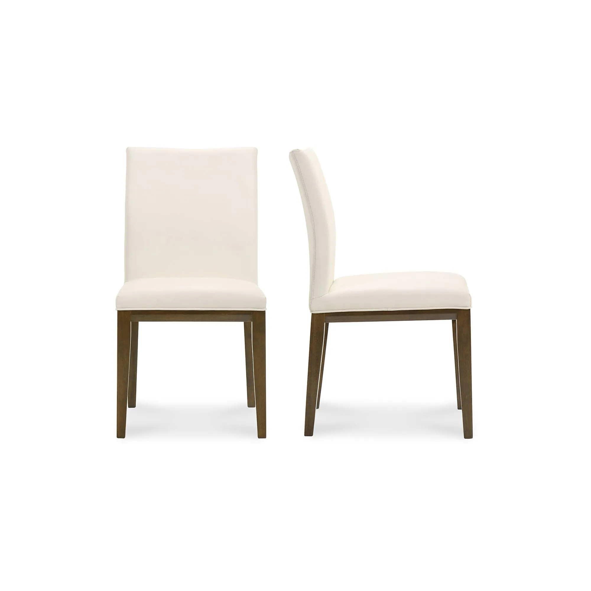 Modern Scandinavian Wipe-Clean Dining Chair Duo