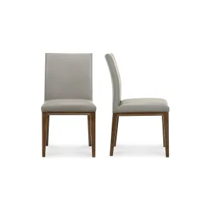 Modern Scandinavian Wipe-Clean Dining Chair Duo