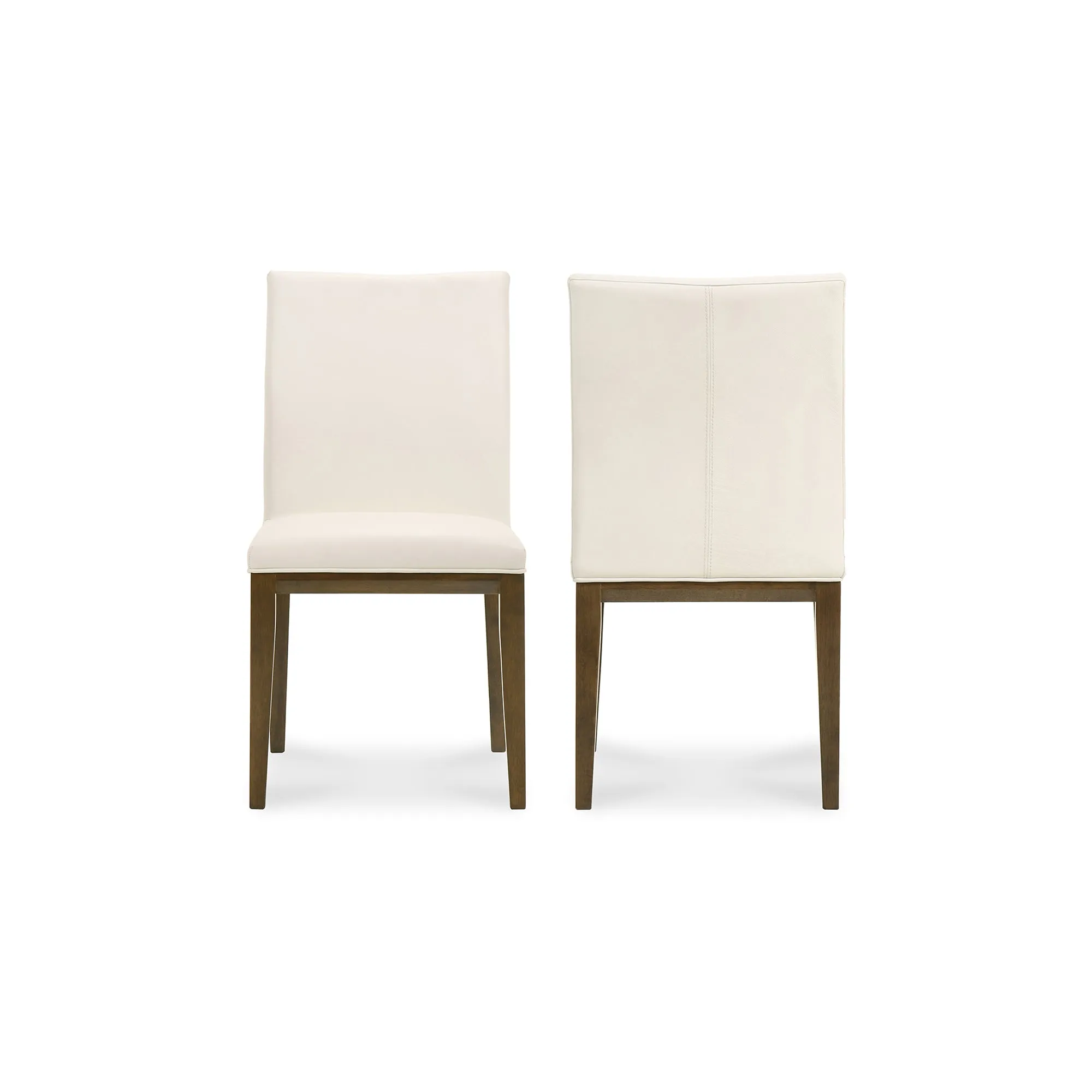 Modern Scandinavian Wipe-Clean Dining Chair Duo