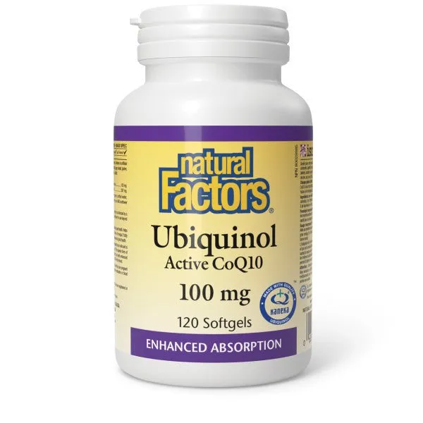 Natural Factors Ubiquinol Active CoQ10 100mg