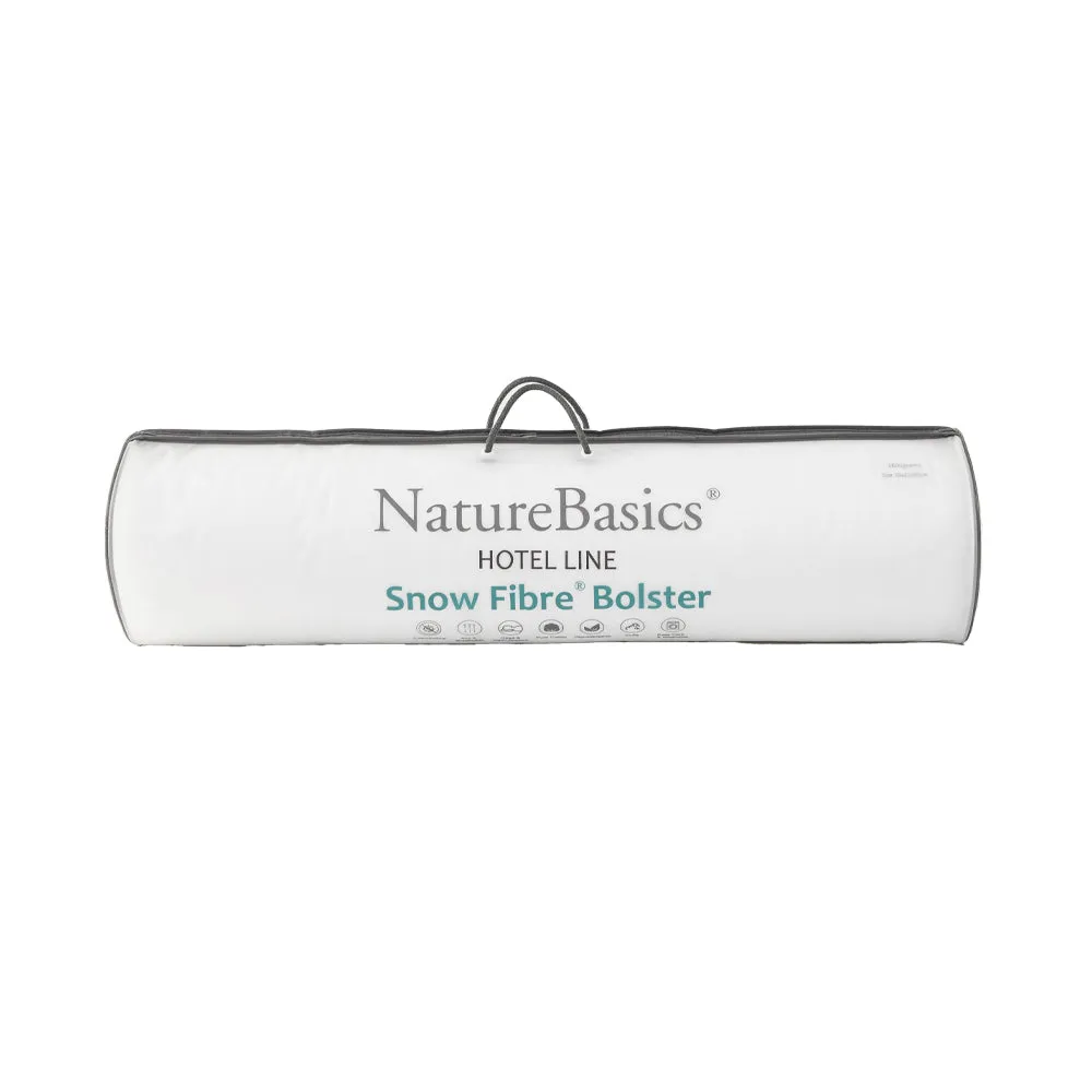 Nature Basics Hotel Line Snow Fibre Bolster