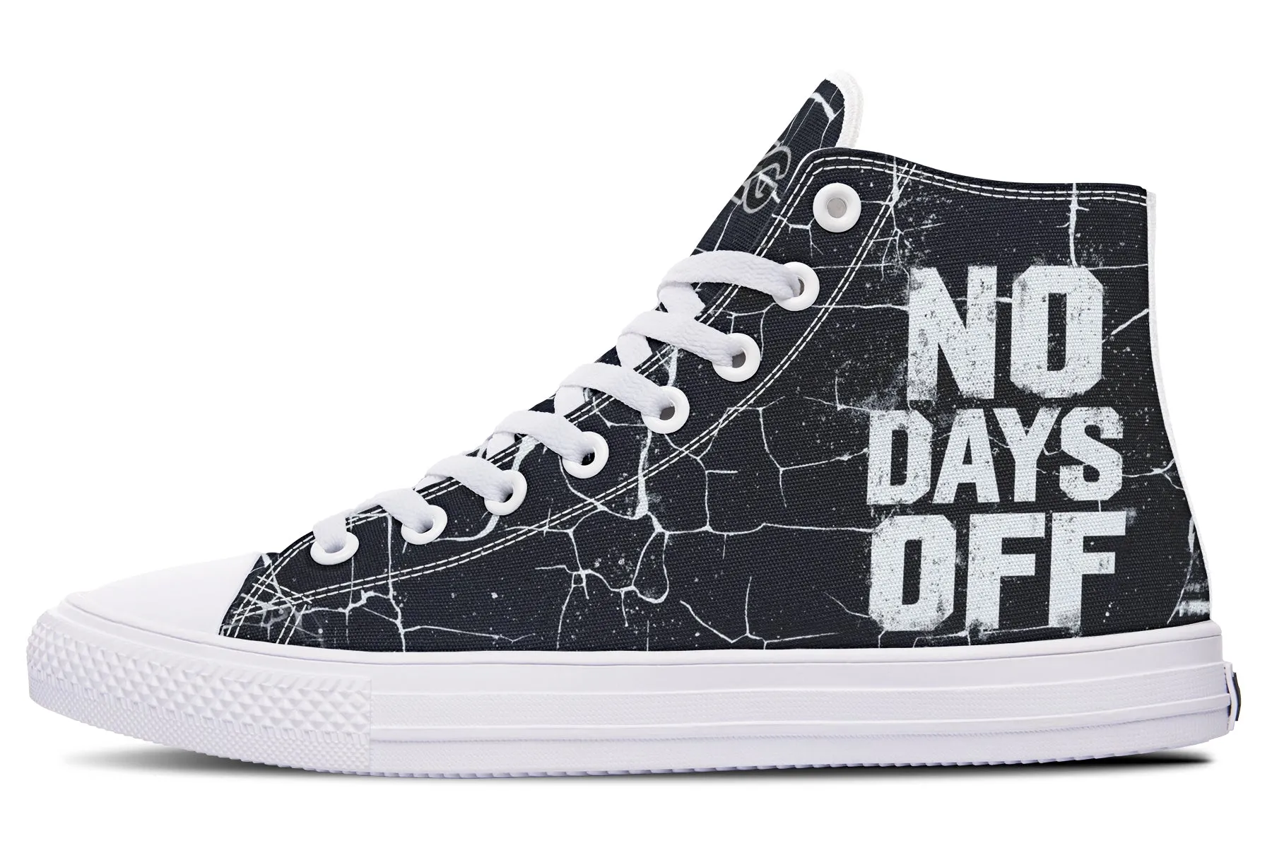 No Days Off Cracked - High Tops