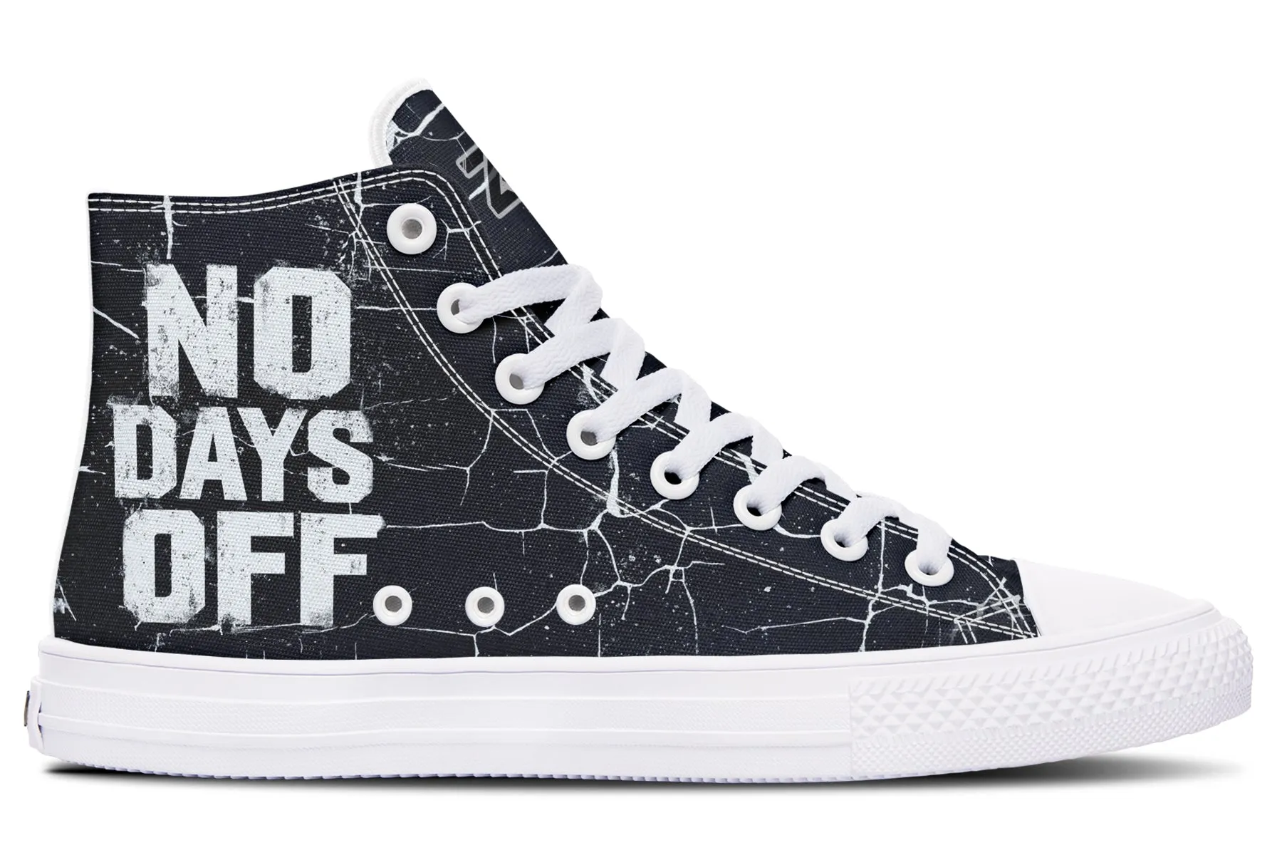 No Days Off Cracked - High Tops