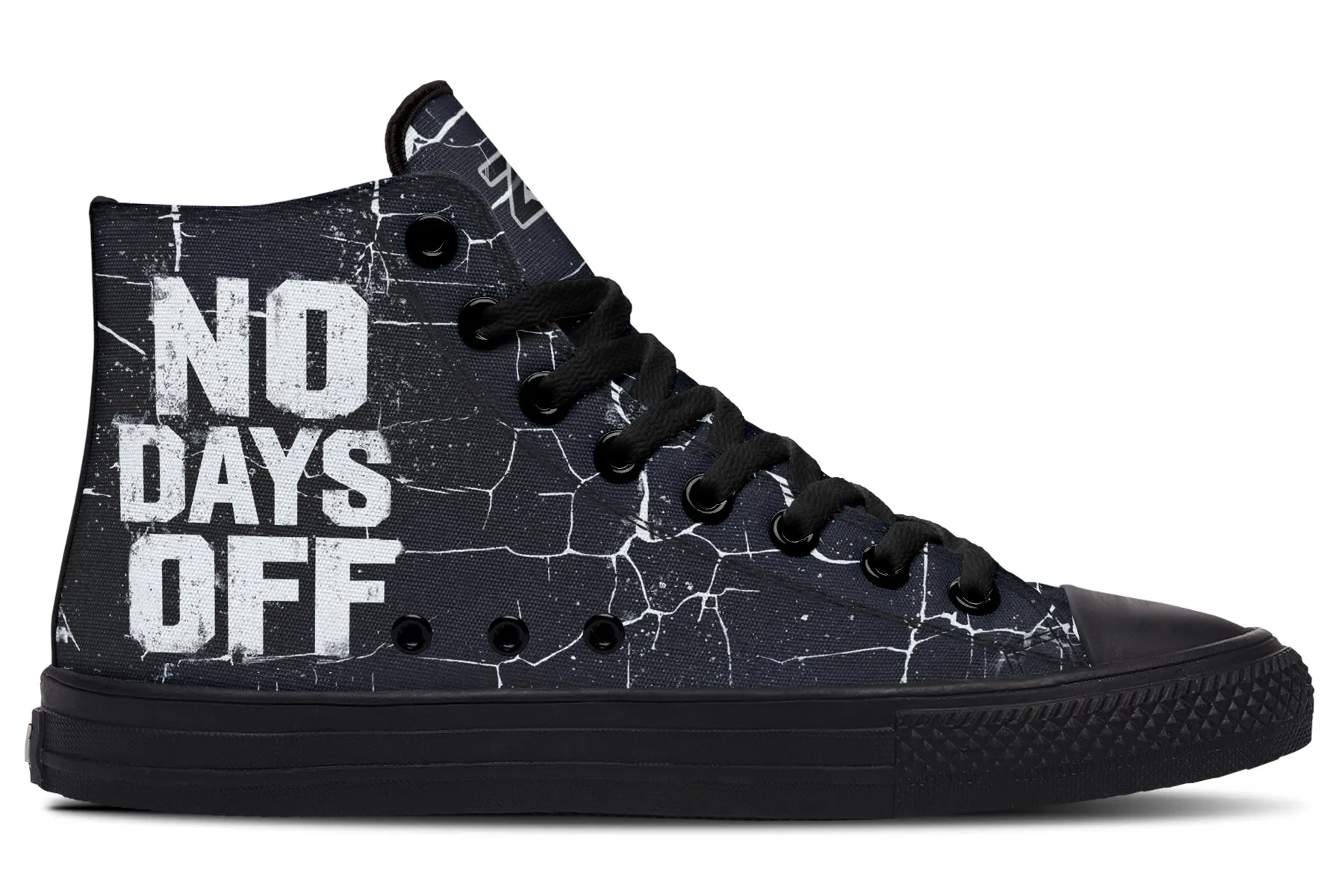 No Days Off Cracked - High Tops