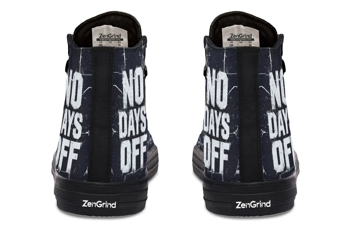 No Days Off Cracked - High Tops