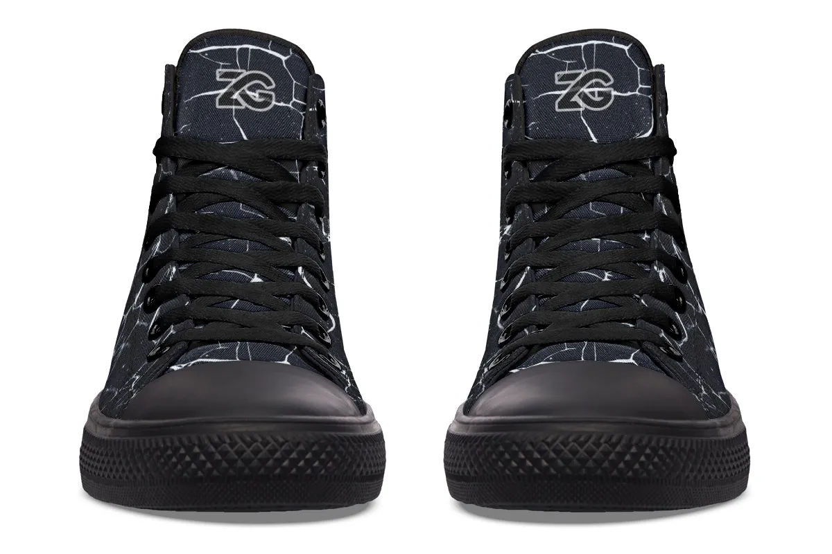 No Days Off Cracked - High Tops