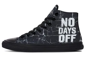 No Days Off Cracked - High Tops