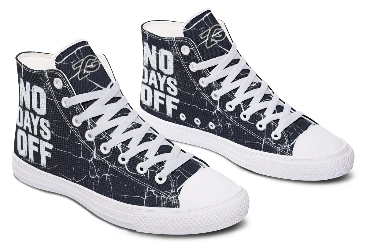 No Days Off Cracked - High Tops