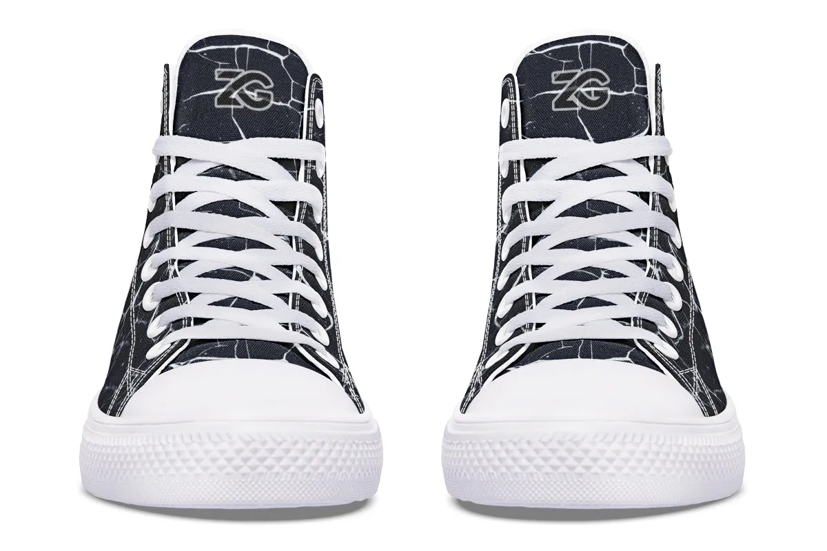 No Days Off Cracked - High Tops