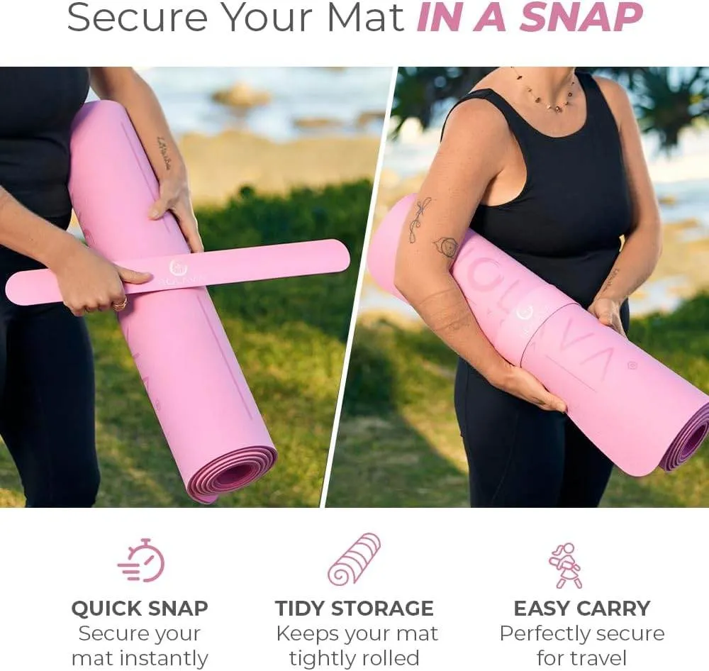 NOLAVA Yoga Mats & Complete Sets - TPE, Non-Slip, Eco-Friendly - Includes Mat, Blocks, Strap, & More (6pc or 7pc Sets) - For Pilates, Yoga & Fitness