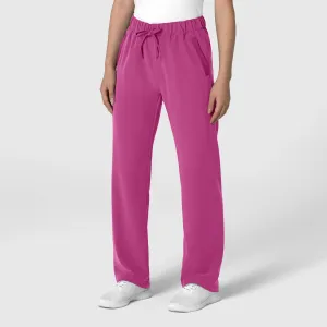 Nova 5232 Stovepipe High-Low Hem Scrub Pants Raspberry