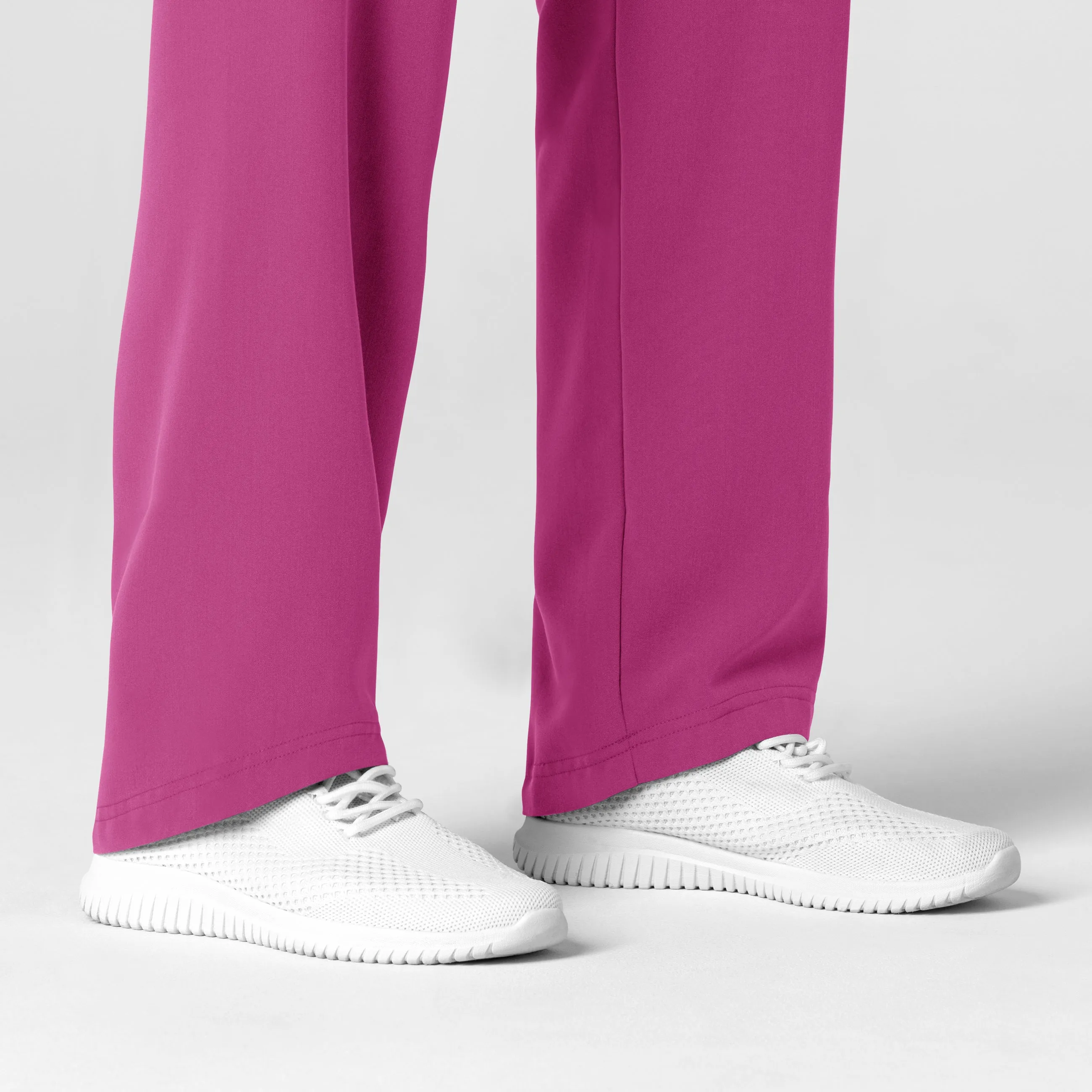 Nova 5232 Stovepipe High-Low Hem Scrub Pants Raspberry