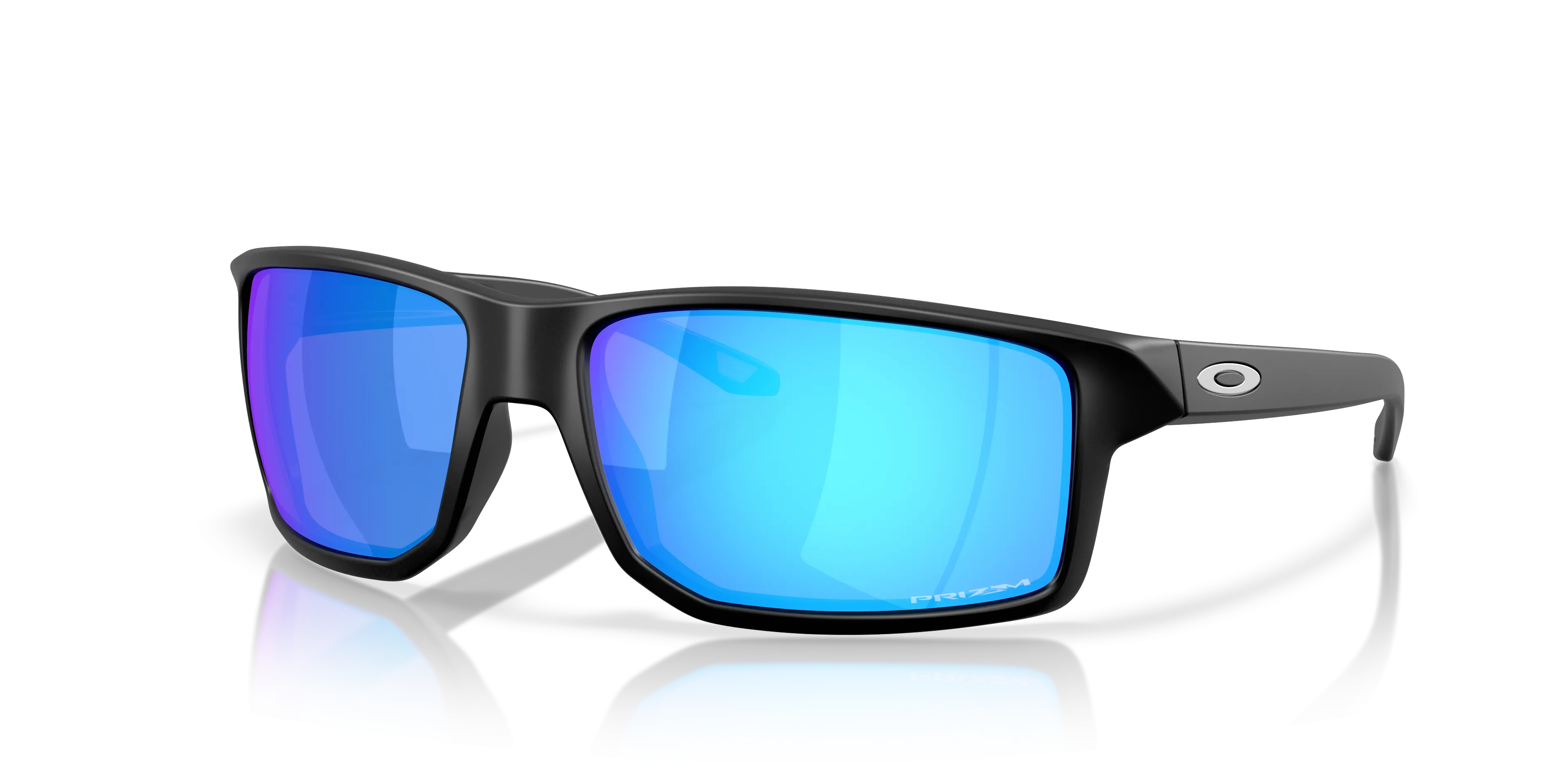Oakley Gibston XL Sunglasses - Matte Black w/Prizm Sapphire