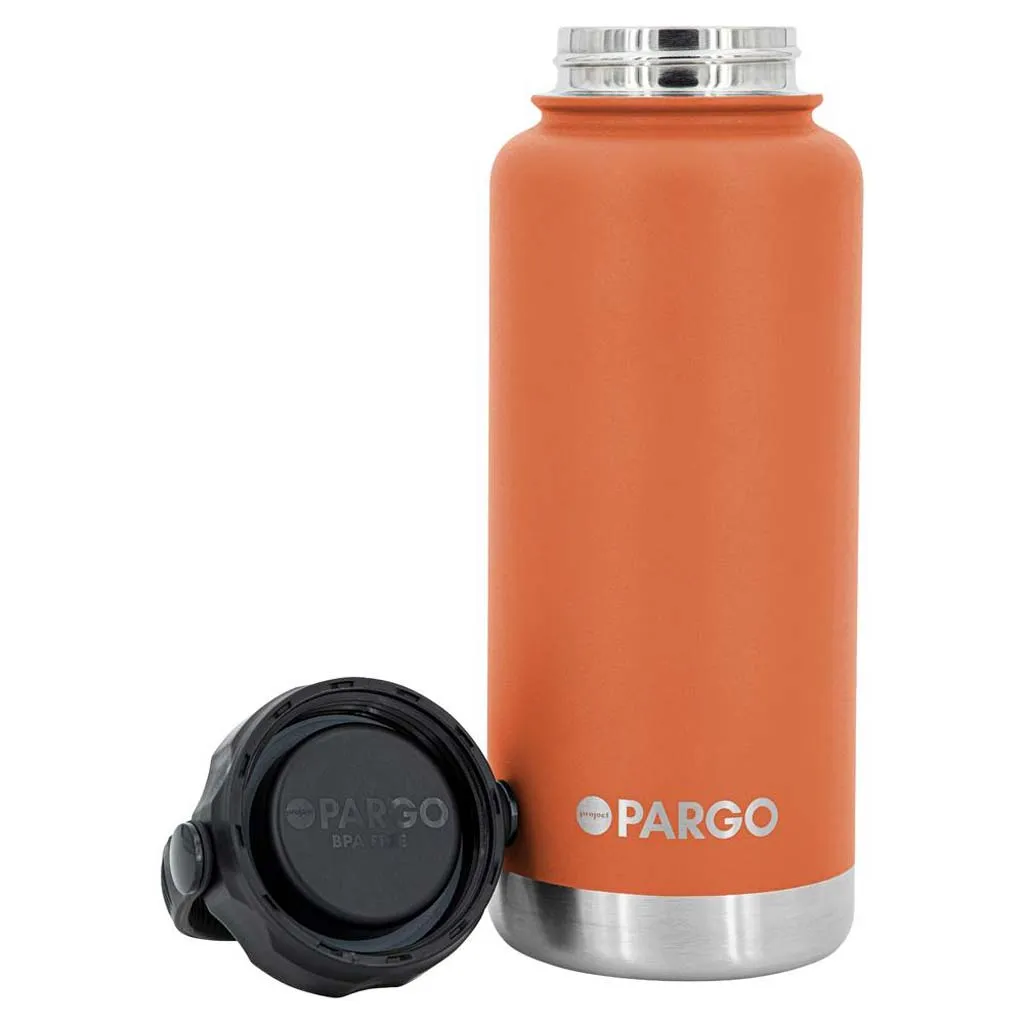 PARGO 950ML INSULATED DRINK BOTTLE - OUTBACK RED