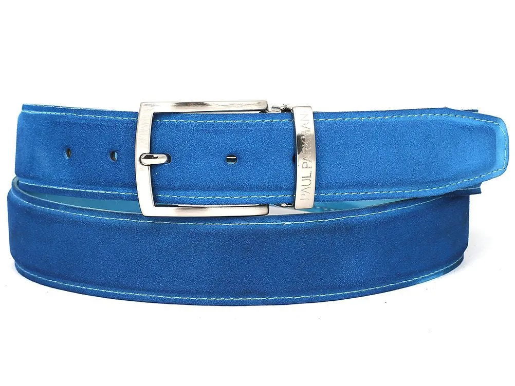Pau Parkman Men's Suede Belt in Blue
