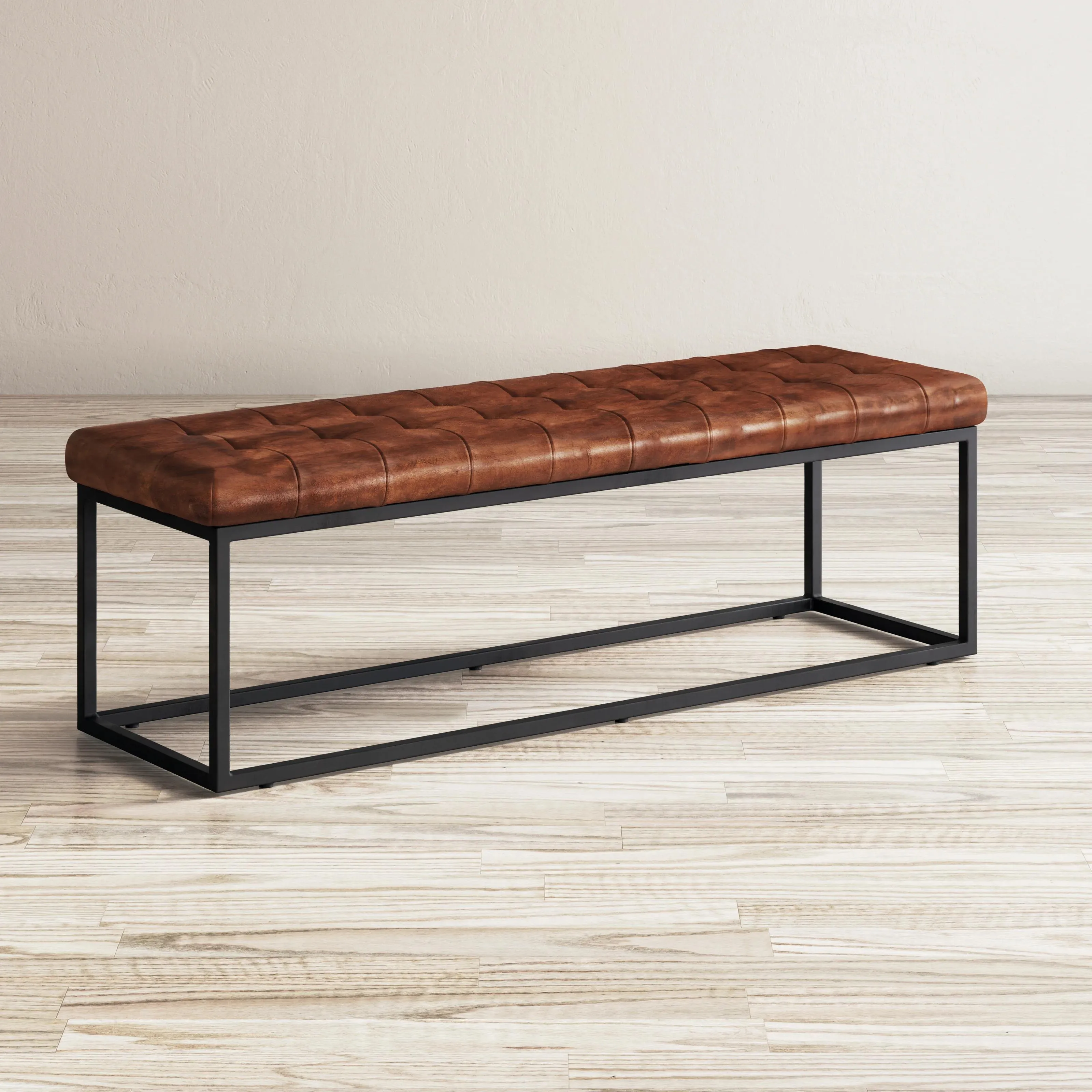 Pearson Genuine Leather Bench