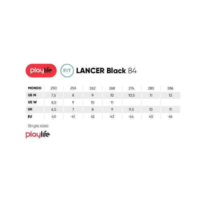 Playlife Lancer 84 Inline Skates - Unisex - Black