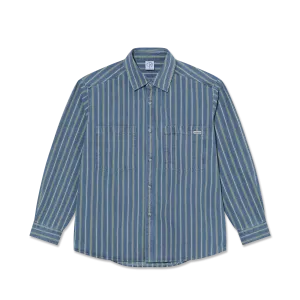Polar Skate Co. - Mike Shirt | Denim - Blue / Yellow