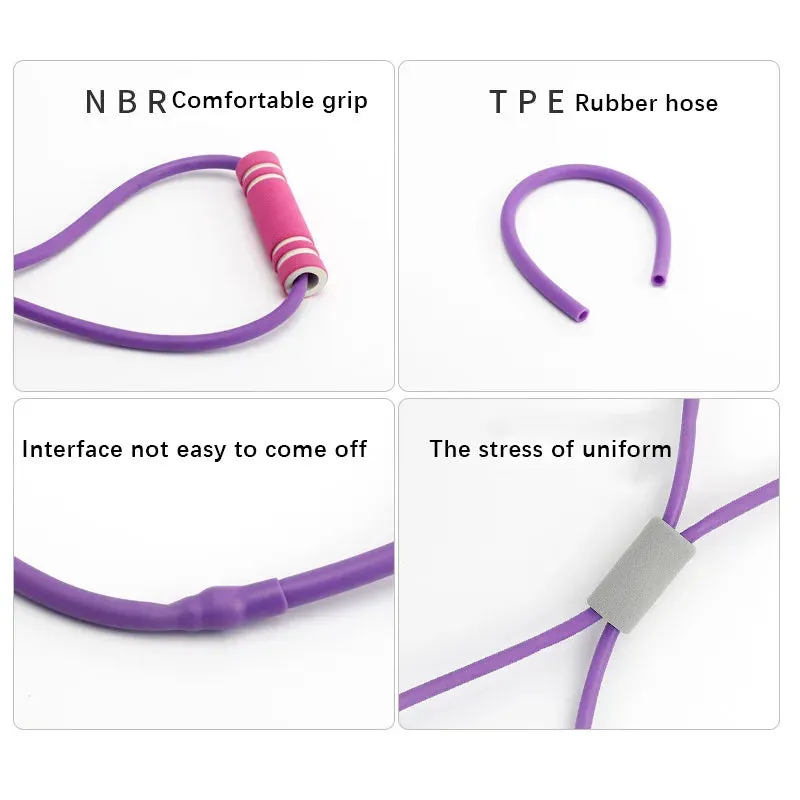 Portable Yoga Elastic Band - Home Fitness Equipment for Shoulder Opening and Back Beautification