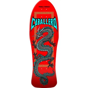 Powell Cab Chinese Dragon - Red Silver