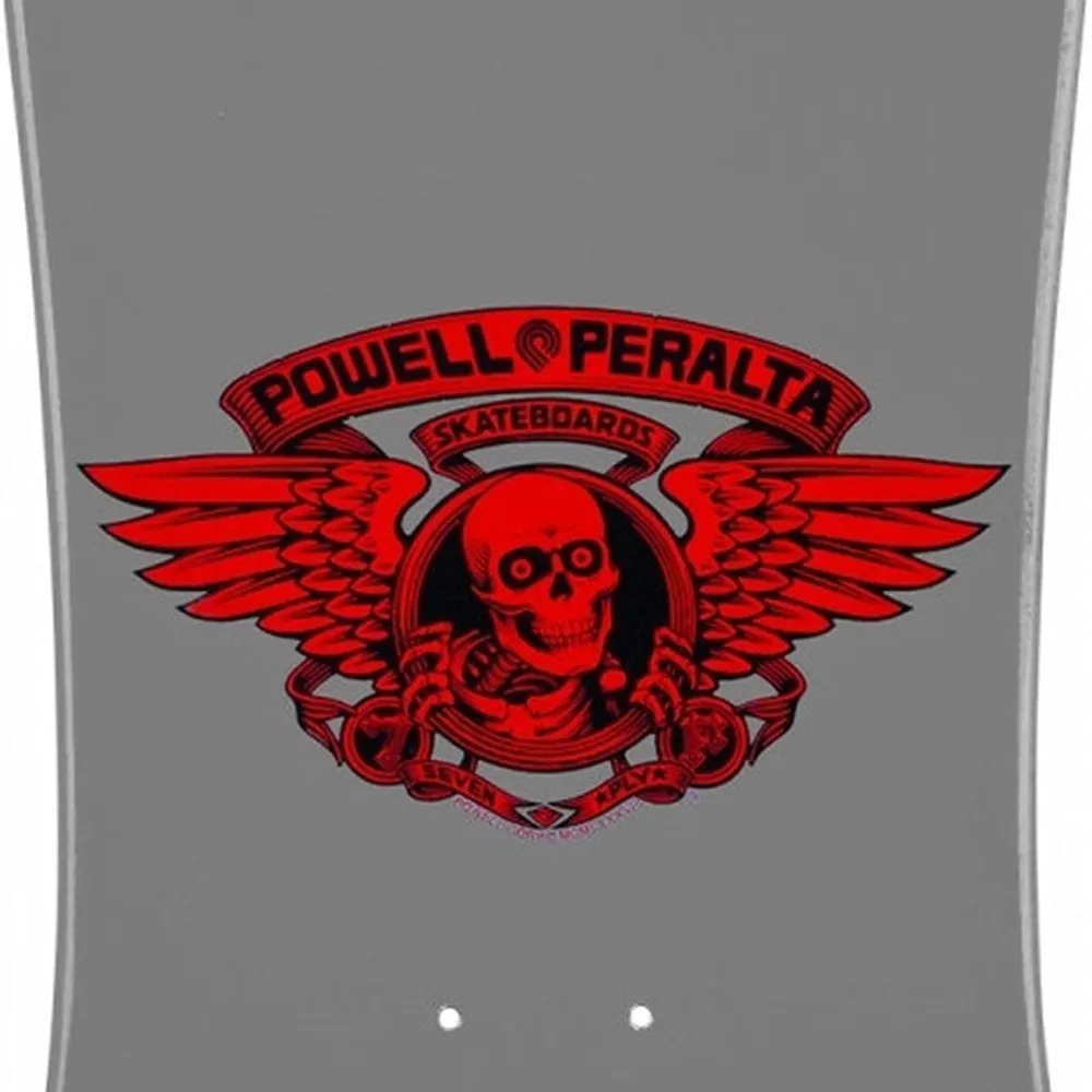 Powell Peralta Geegah Skull and Sword Deck Silver
