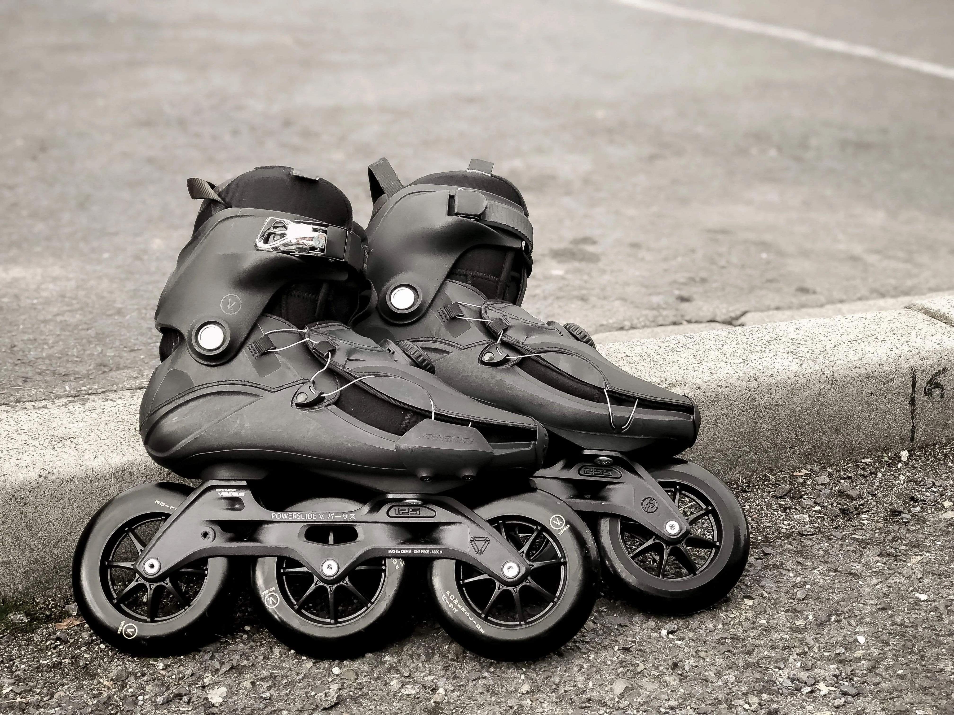 POWERSLIDE TRINITY VANTA BLACK 125 Freestyle Inline Skates (CLEARANCE)
