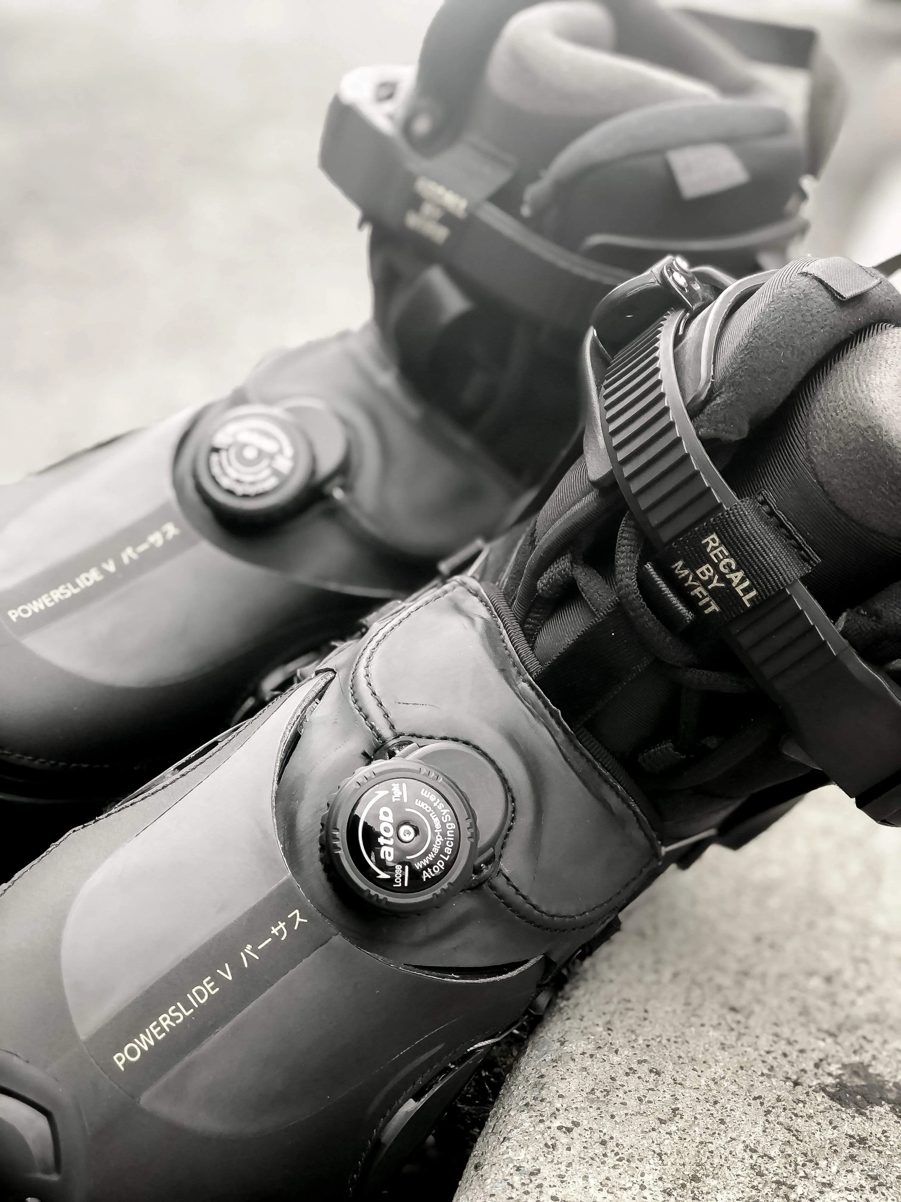 POWERSLIDE TRINITY VANTA BLACK 125 Freestyle Inline Skates (CLEARANCE)