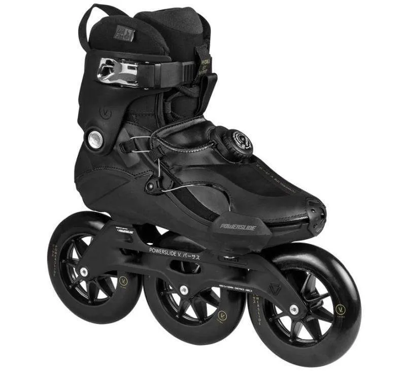 POWERSLIDE TRINITY VANTA BLACK 125 Freestyle Inline Skates (CLEARANCE)