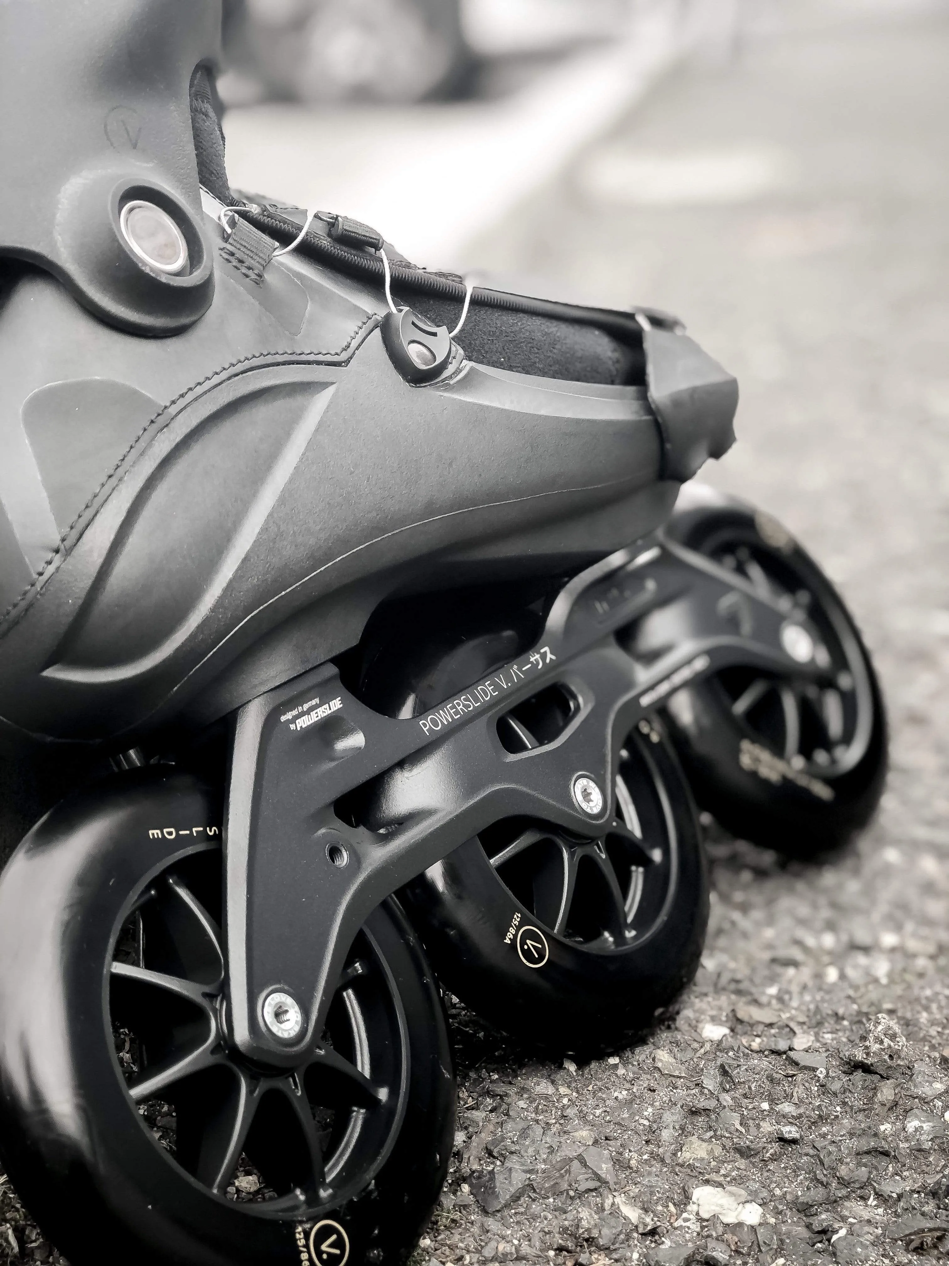 POWERSLIDE TRINITY VANTA BLACK 125 Freestyle Inline Skates (CLEARANCE)