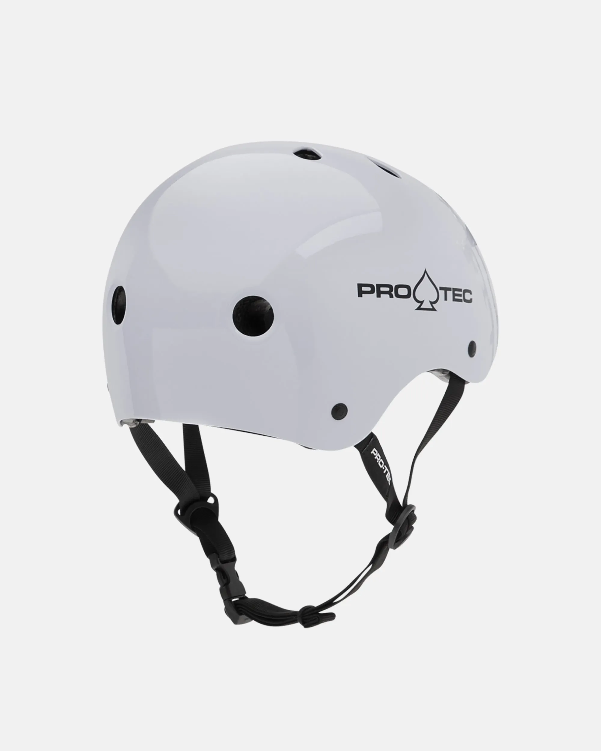 Protec Classic Helmet (Certified) - Gloss White