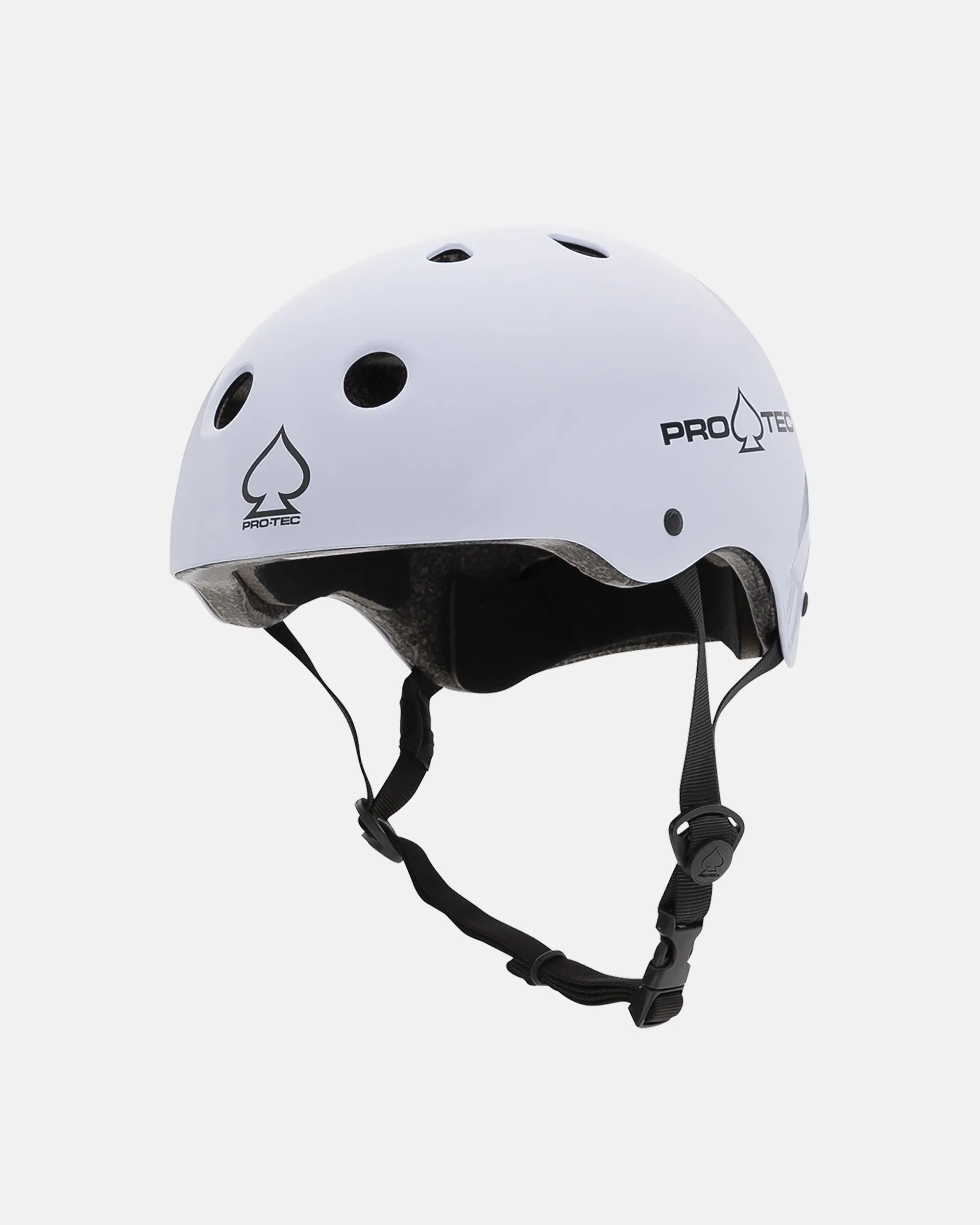 Protec Classic Helmet (Certified) - Gloss White