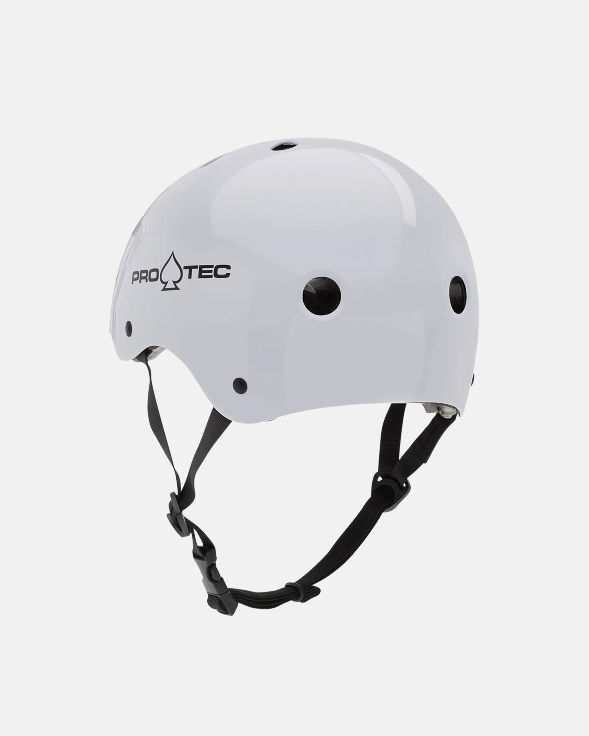 Protec Classic Helmet (Certified) - Gloss White