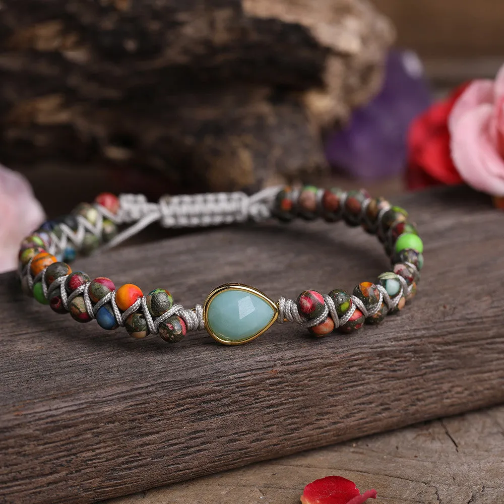 Pulseira Yoga em Pedra Natural