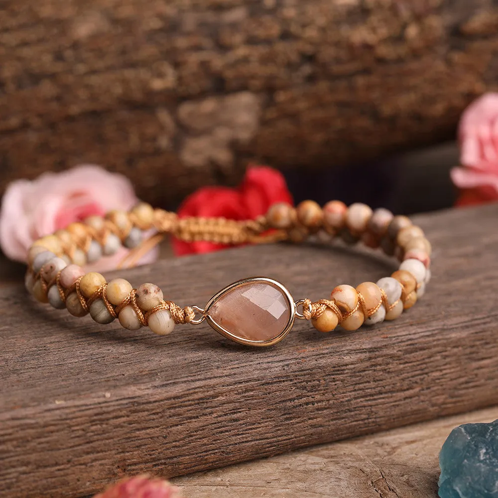 Pulseira Yoga em Pedra Natural