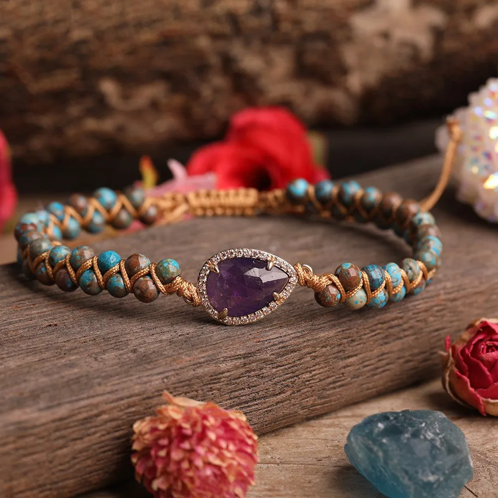 Pulseira Yoga em Pedra Natural
