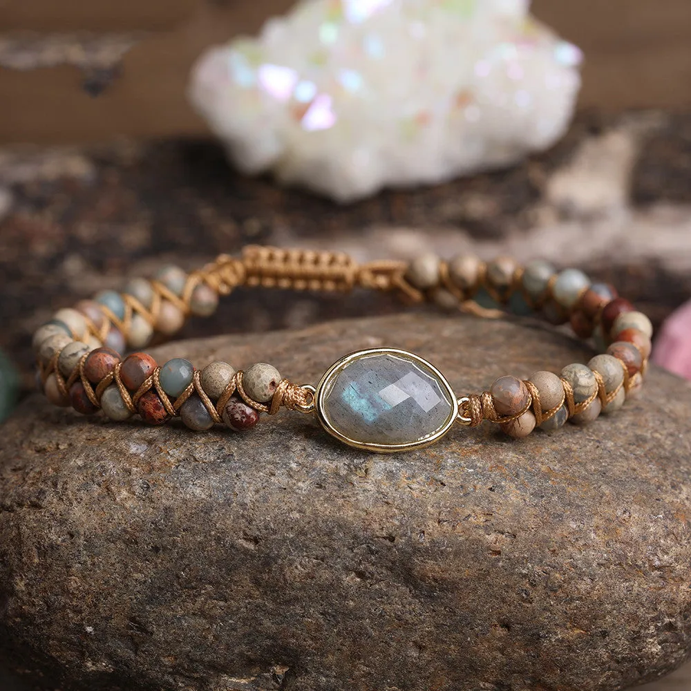 Pulseira Yoga em Pedra Natural
