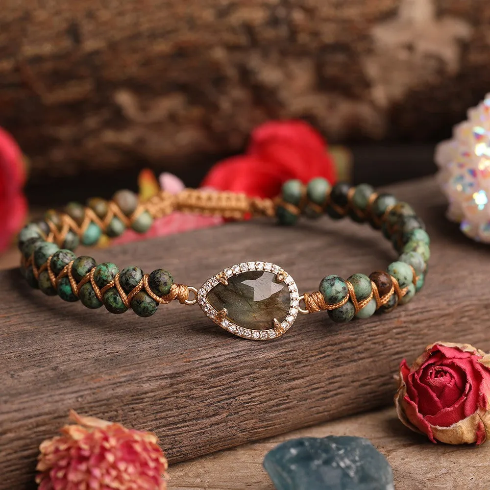 Pulseira Yoga em Pedra Natural