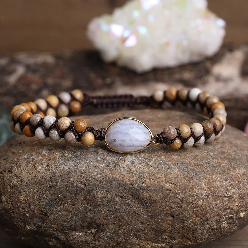 Pulseira Yoga em Pedra Natural