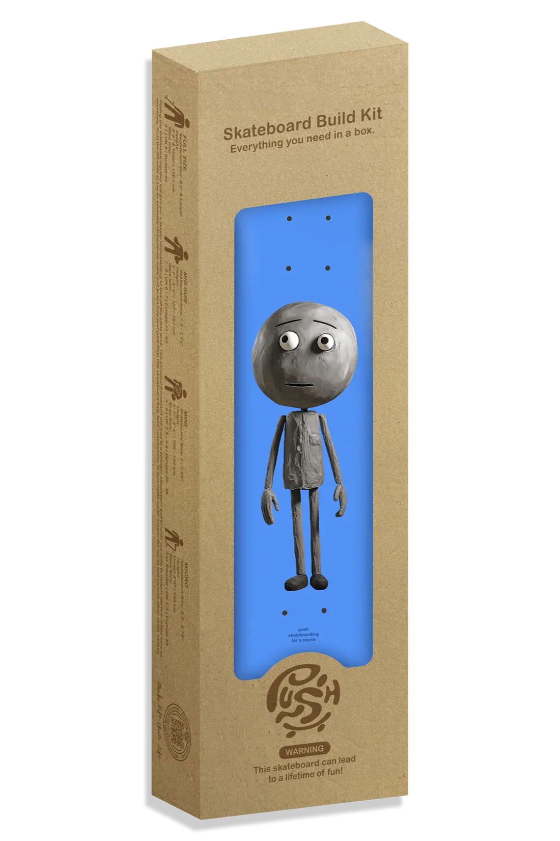 Push Skateboards Concrete Guy FP Incomplete - 7.75