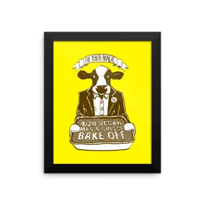 "4/20 Vegan Mac & Cheese Bake Off" Framed Poster