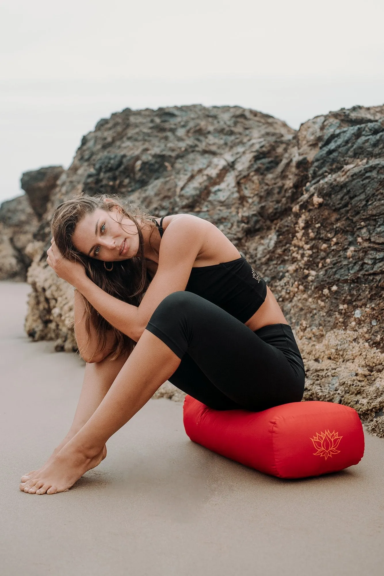 Rectangle Lotus Yoga Bolster