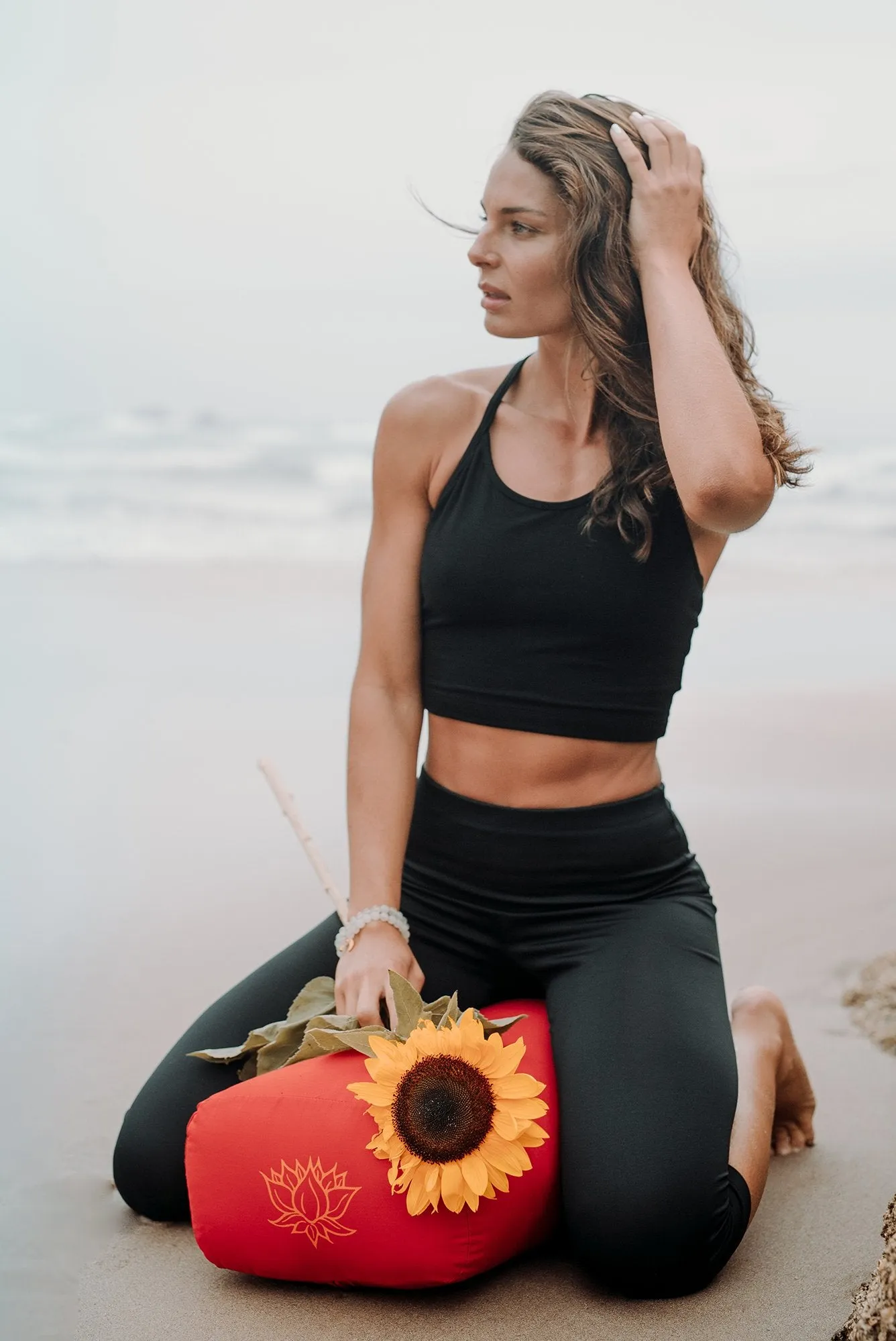 Rectangle Lotus Yoga Bolster