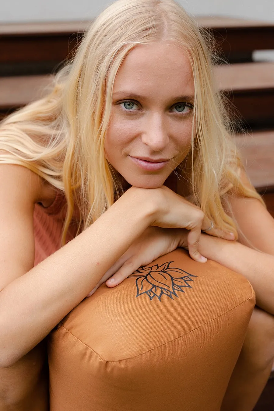 Rectangle Lotus Yoga Bolster