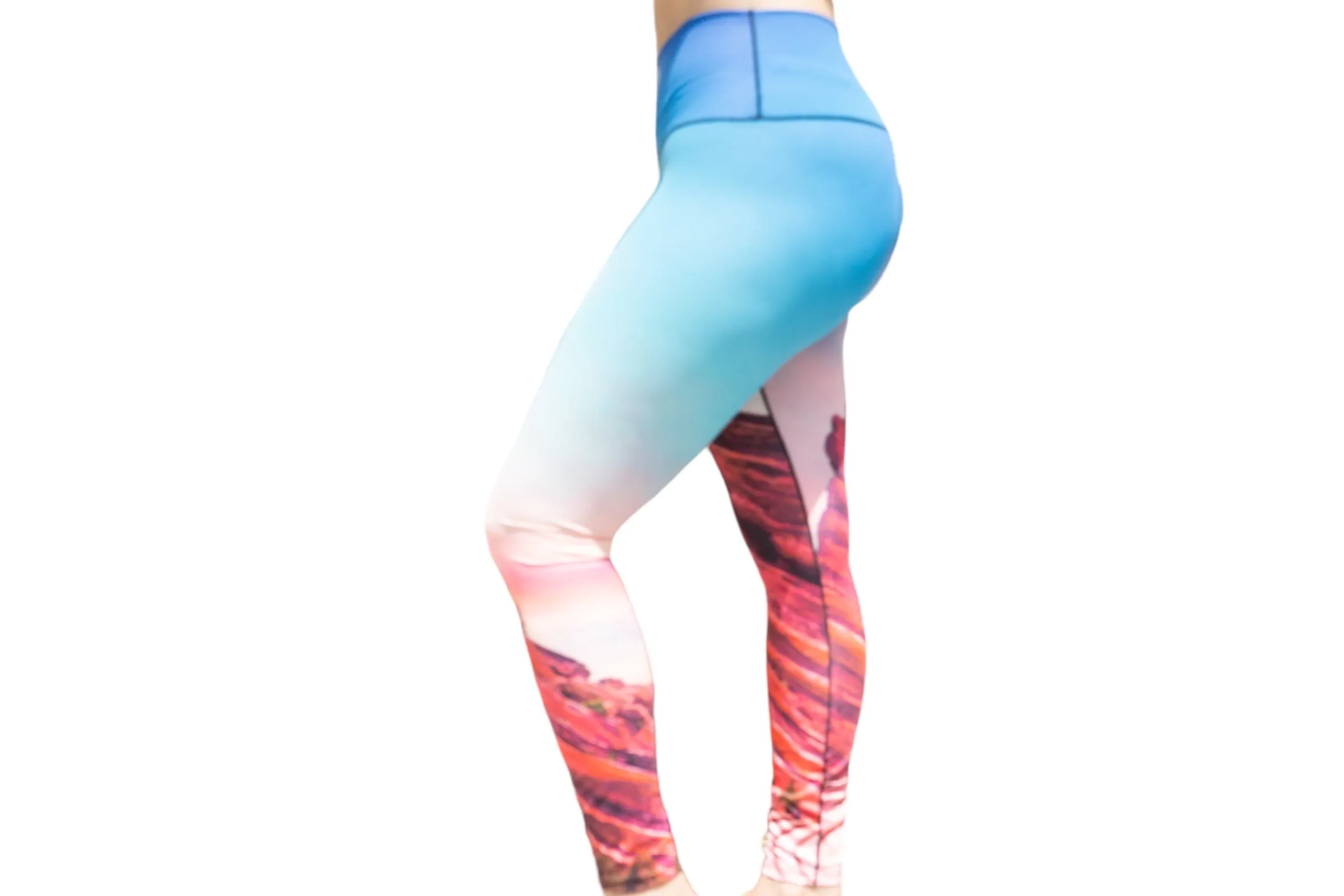 Red Rocks Sunrise Yoga Pants