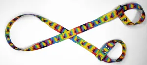 Rollerskate Together Skate Leash - Rainbow Heart -