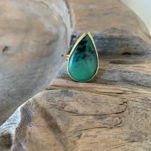 Ruby Zosite Ring in Gold